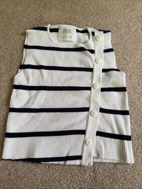 Zara ribbed top sz 8-9